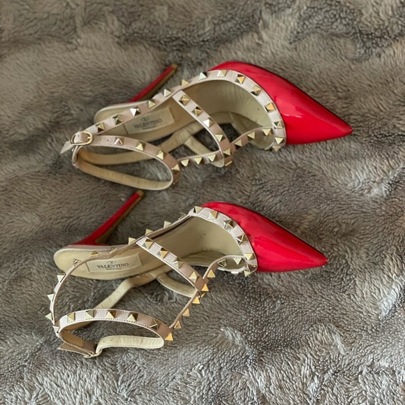 Valentino Rockstud Sandals 37 1/2 - Picture 15 of 16